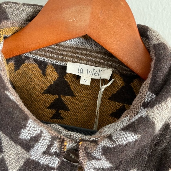 Boho Western Womens Jacket Small Medium Large Oversized Shacket Southwestern - Picture 10 of 12